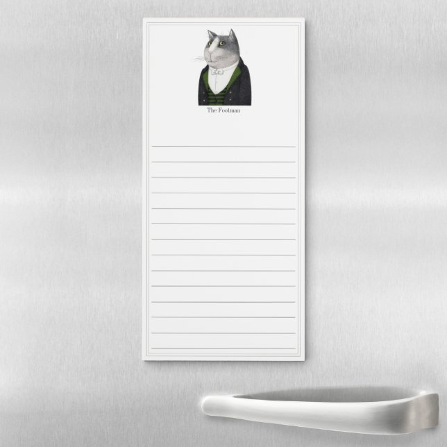 FOOTMAN CAT Magnetic Notepad + Lines (In Situ)