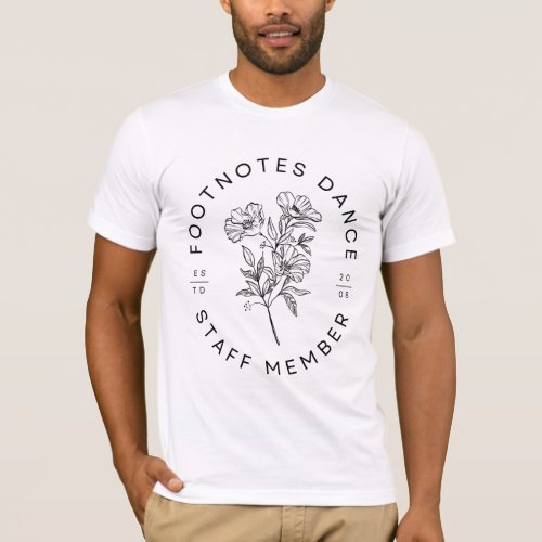 footnotes staff shirt