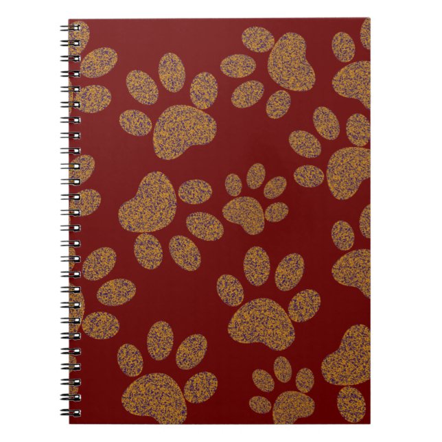 footprint dog notebook (Front)