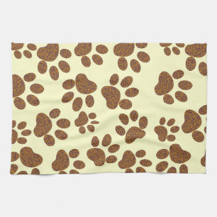 Footprint Dog Towel