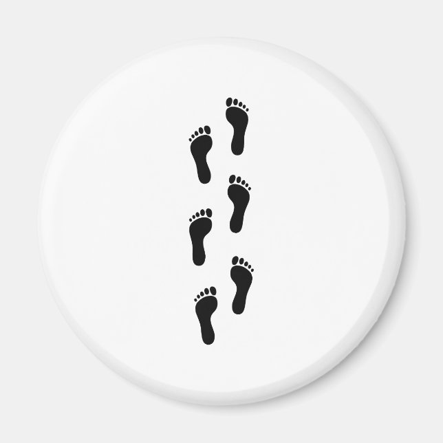 Footprint - Feet Magnet (Front)