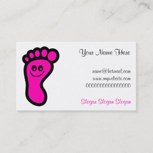 Footprint Icon Business Card