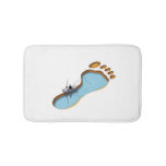Footprint Lake – Surreal Fishing Art Bath Mat