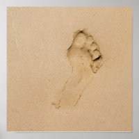 Footprint on the Beach