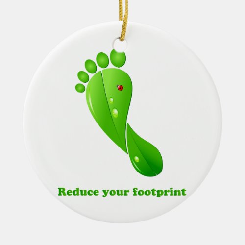 Footprint ornament