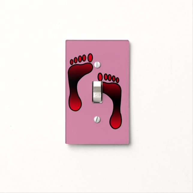 Footprint Single Toggle Light Switch Cover (In Situ)