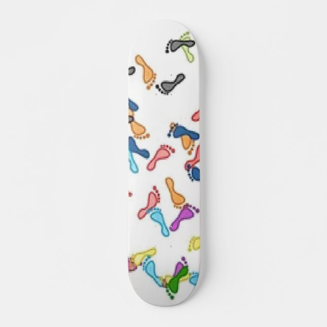 Footprint Skateboard Deck (Front)