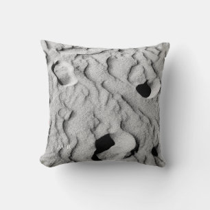 Footprints and Memories Throw Pillow