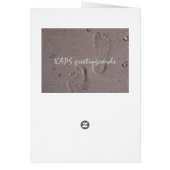 Footprints Any Occasion Cards (Back)
