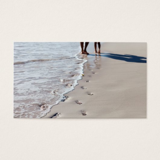 Footprints at beach (Front)