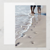 Footprints at beach (Front/Back)
