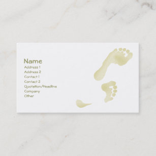 Footprints Business Card