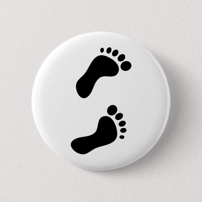 Footprints Button (Front)