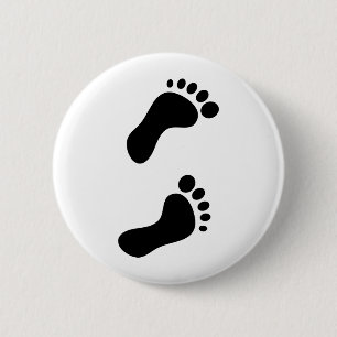 Footprints Button