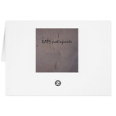 Footprints Cards (Back Horizontal)