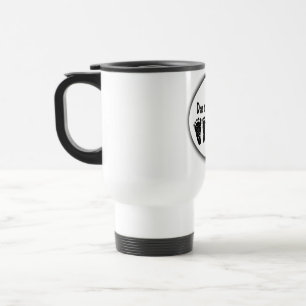 Footprints - Customize Text Travel Mug