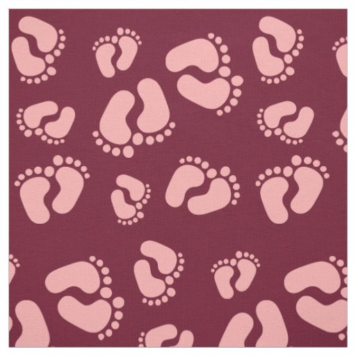 Footprints Footprints Baby feet fabric