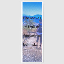 Footprints in Life Bookmark
