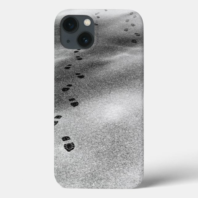 Footprints in Snow Case-Mate iPhone Case (Back)