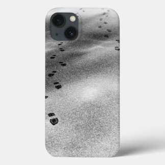 Footprints in Snow iPhone 13 Case