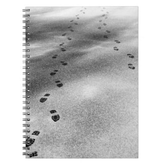 Footprints in Snow Notebook