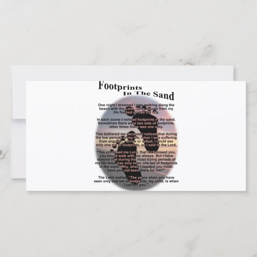 Footprints in the Sand... (Front)