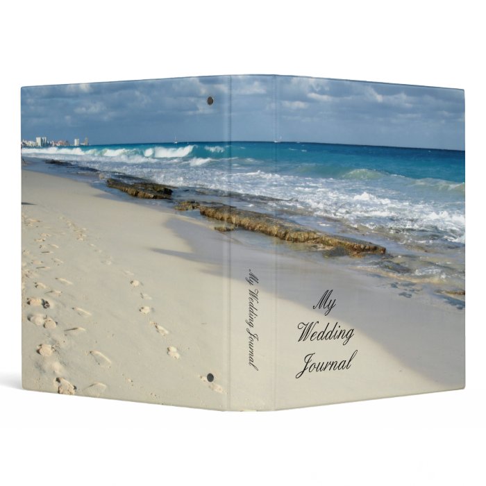 Footprints in the sand 3 ring binder