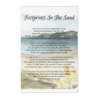 Footprints in the sand