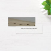 Footprints in the sand Bookmark (Desk)