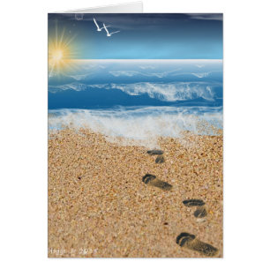 Footprints in the Sand Cards