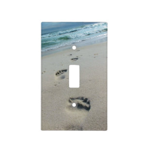 Footprints in the Sand - Light Switch Cover