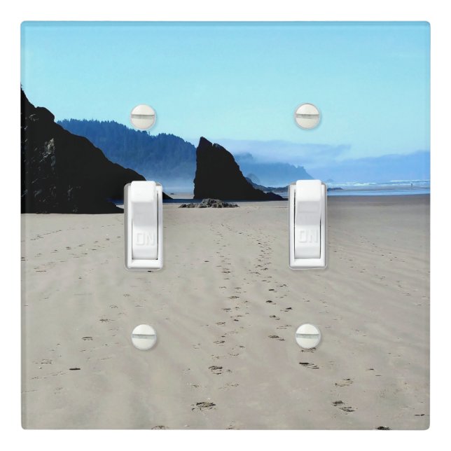 Footprints In The Sand Light Switch Cover (In Situ)
