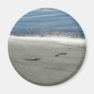 Footprints In The Sand Magnet