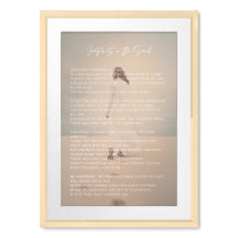 Footprints in the Sand Poem, Poster