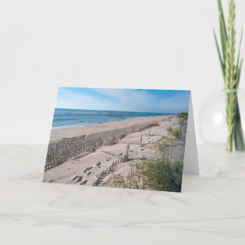 Footprints In The Sand Story Card by KitzmanDesignStudio at Zazzle