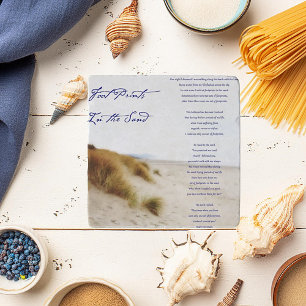 footprints in the sand trivet