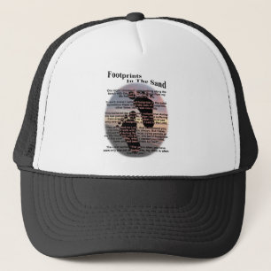 Footprints in the Sand Trucker Hat