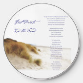 footprints in the sand  wireless charger  (Front)