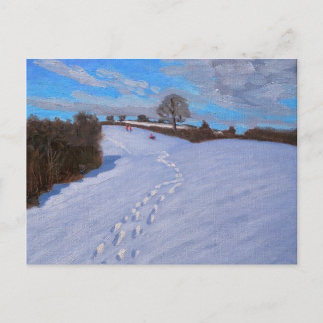 Footprints in the Snow 2009 Postcard (Front)