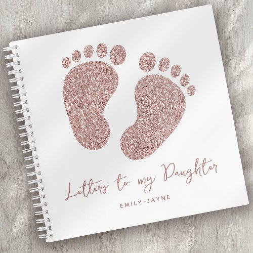 Footprints Letters to My Daughter Keepsake Journal