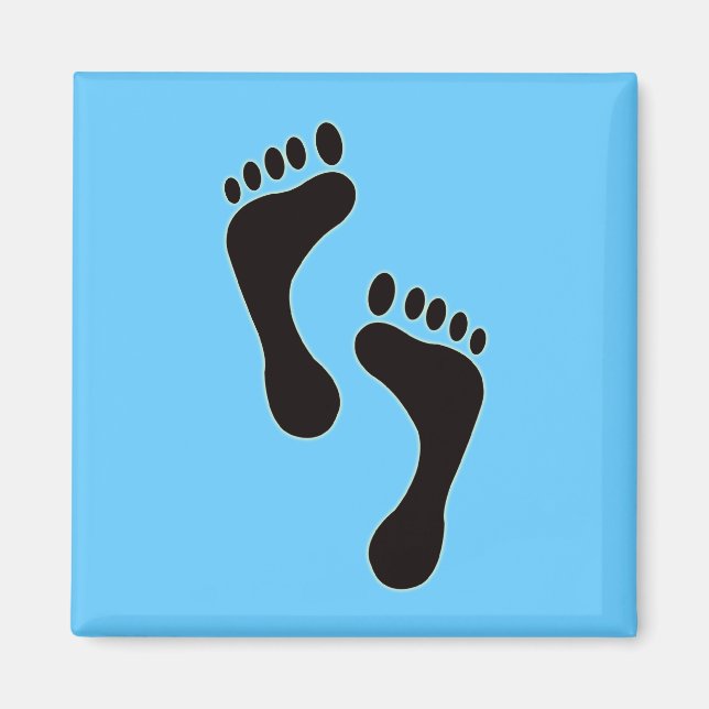 Footprints Magnet (Front)