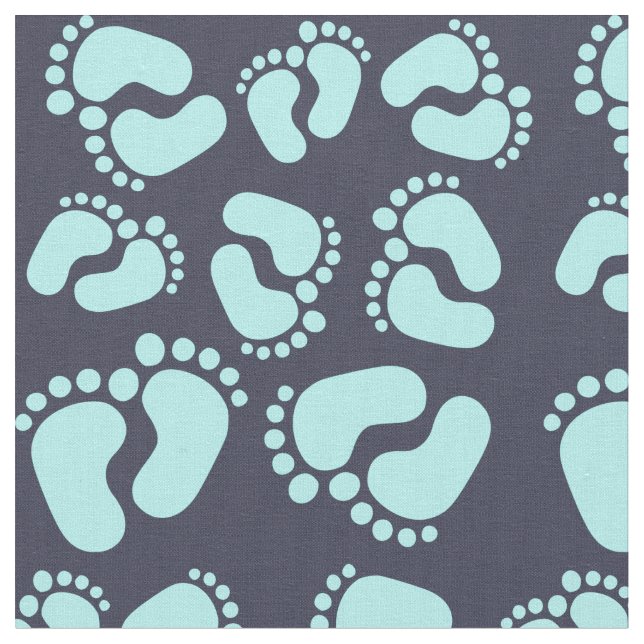 Footprints of foot castings baby Füßchen material Fabric (Close Up)