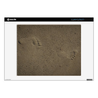 Footprints of Innocence in the Sand 14" Laptop Decal
