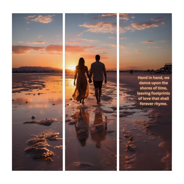 Footprints of love triptych (Front)