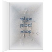 Footprints of the Heart (blue version) Cards (Inside (Right))
