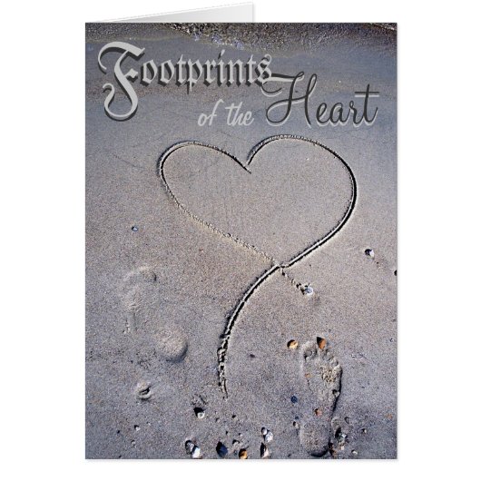 Footprints of the Heart Cards (Front)