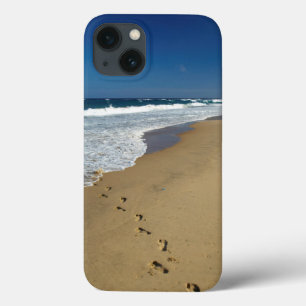 Footprints On Beach, Mabibi, Thongaland iPhone 13 Case