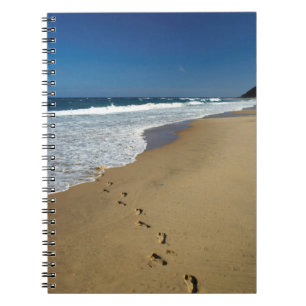Footprints On Beach, Mabibi, Thongaland Notebook