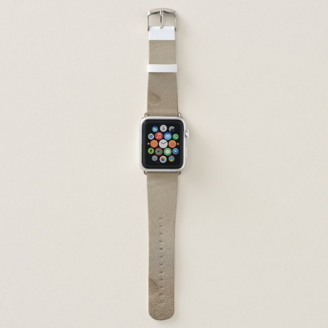Footprints on sand apple watch band (Front)