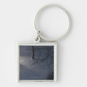 Footprints on Snow, Hamburg, Germany Keychain